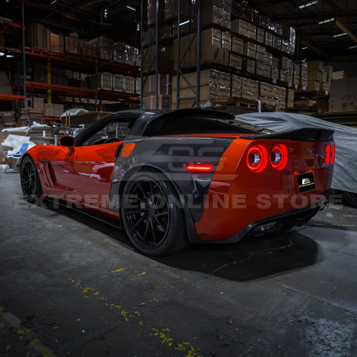 Corvette C6 Rear Red Light LED Side Markers Pair image 43