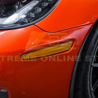 Corvette C6 Front Amber Light LED Side Markers Pair image 49