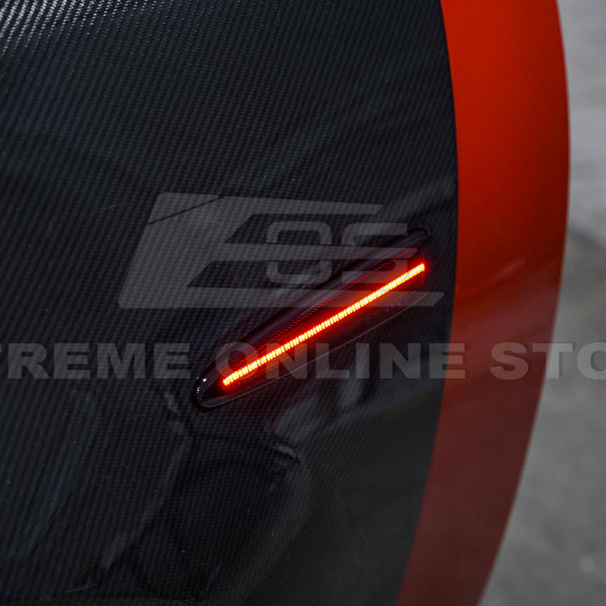 Corvette C6 Front & Rear Amber Light LED Side Markers Pair image 48