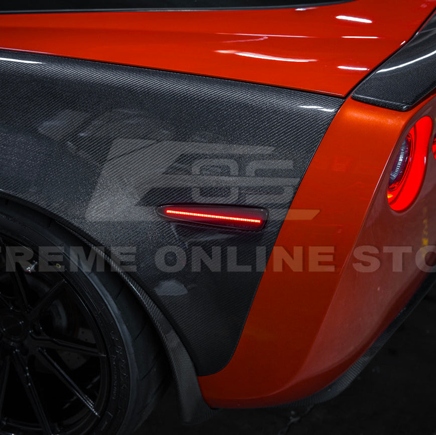 Corvette C6 Rear Red Light LED Side Markers Pair image 28