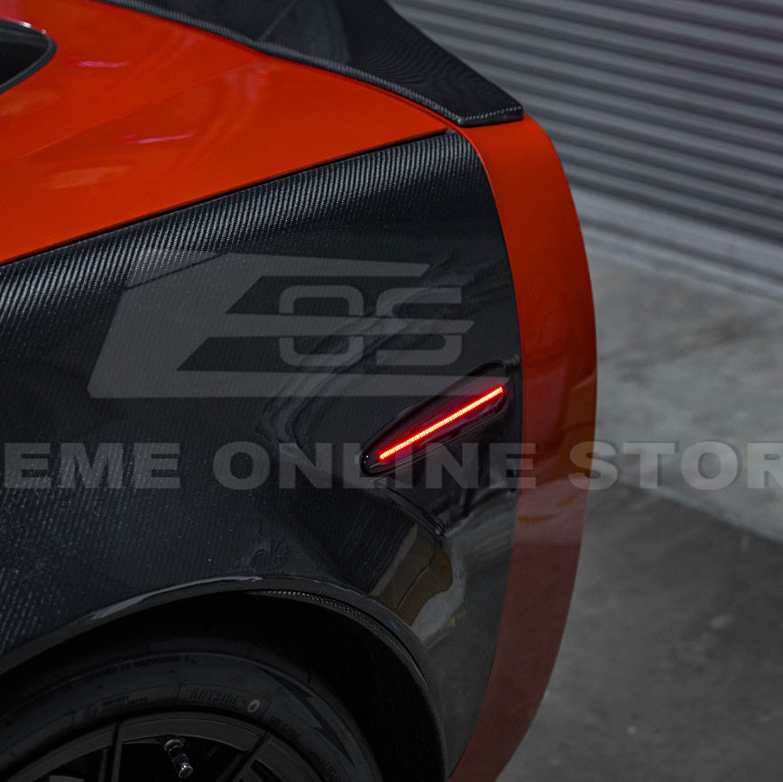 Corvette C6 Rear Red Light LED Side Markers Pair image 29