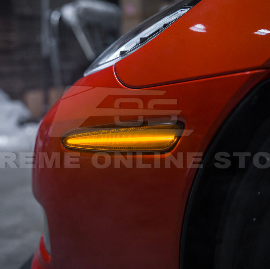Corvette C6 Front Amber Light LED Side Markers Pair image 28