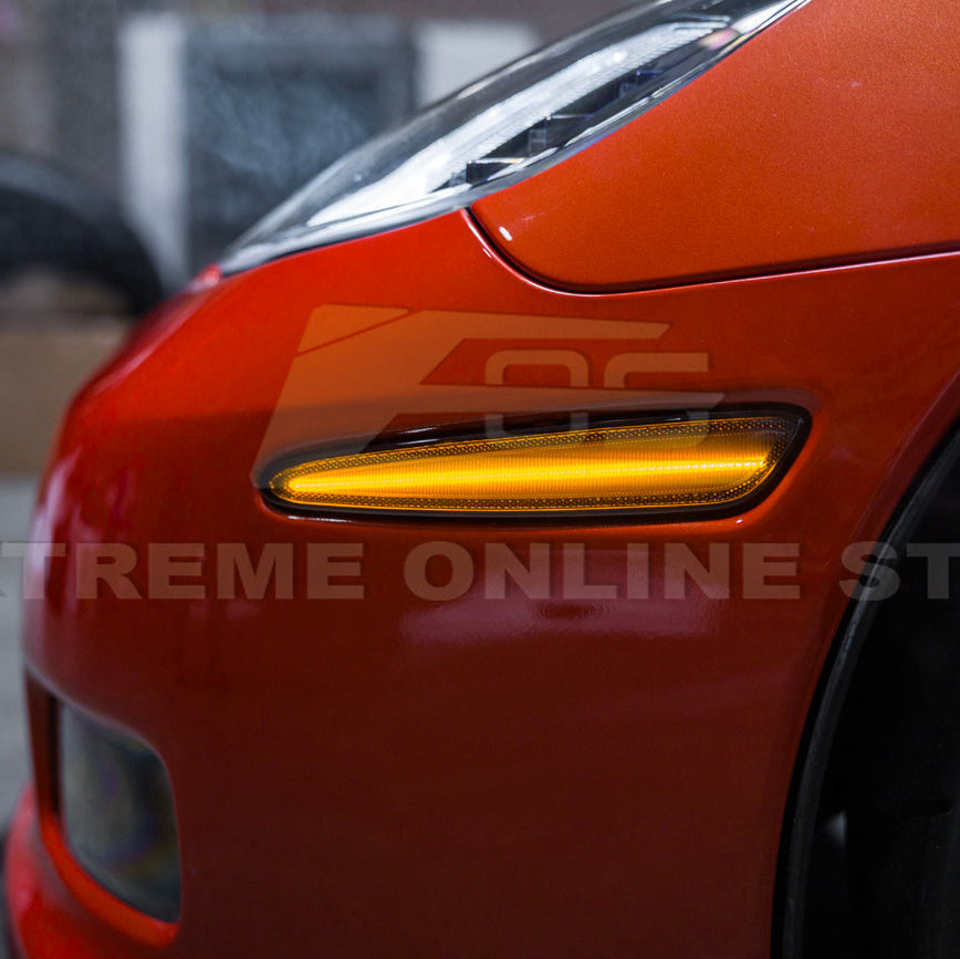 Corvette C6 Front Amber Light LED Side Markers Pair image 29