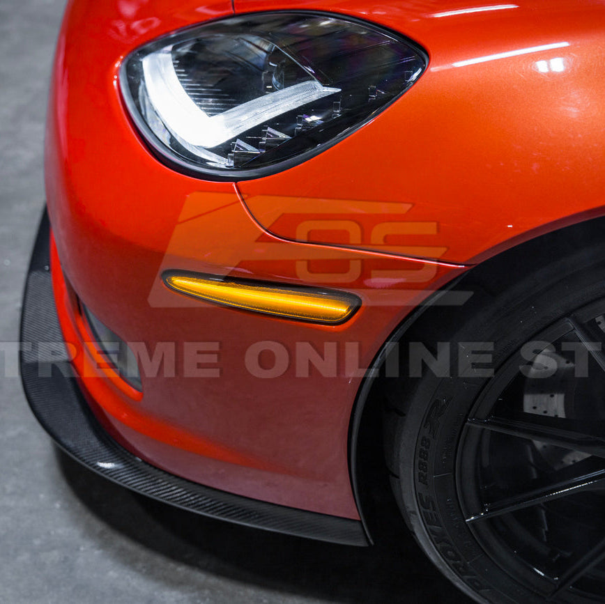Corvette C6 Front Amber Light LED Side Markers Pair image 30