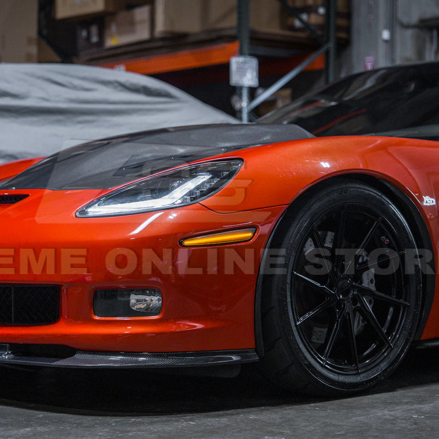 Corvette C6 Front & Rear Amber Light LED Side Markers Pair image 38