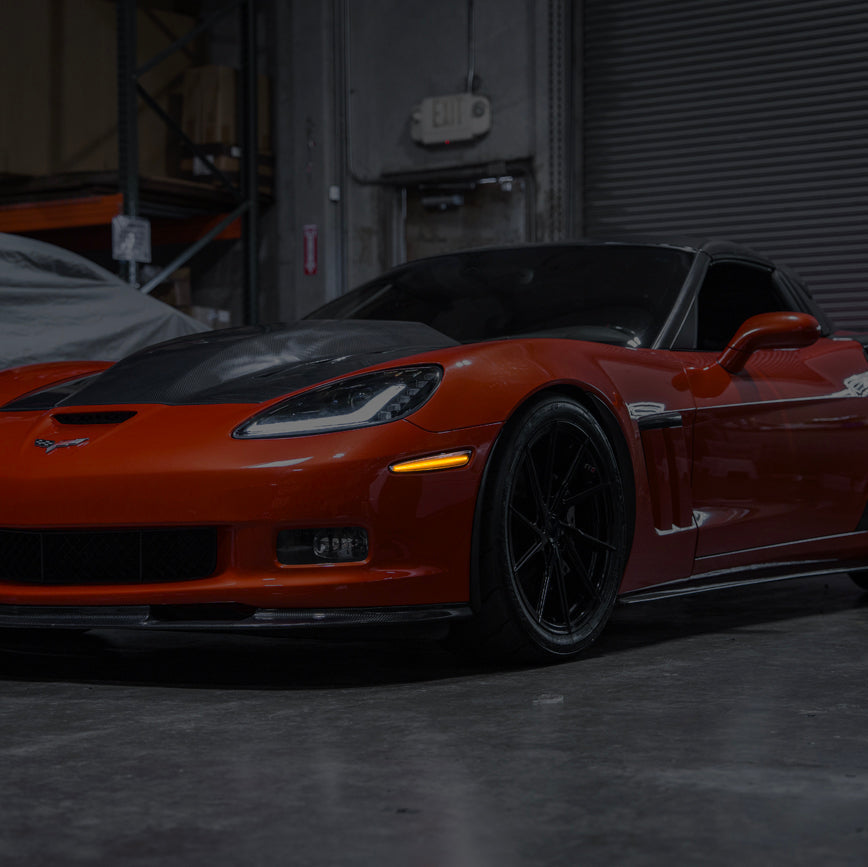 Corvette C6 Front Amber Light LED Side Markers Pair image 22
