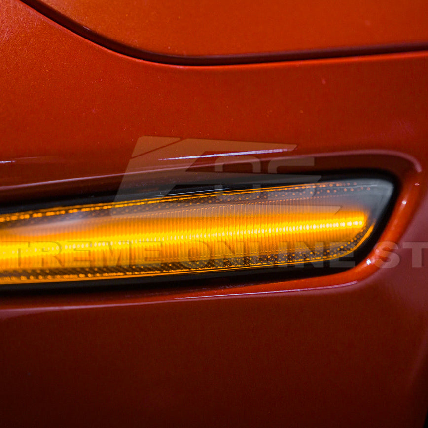 Corvette C6 Front Amber Light LED Side Markers Pair image 32