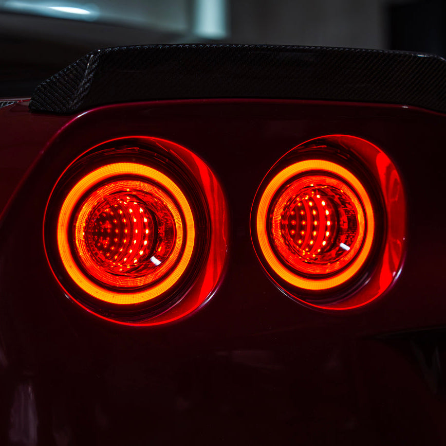 2005-13 Chevrolet Corvette C6 Infinity Style LED Tail Lights image 9