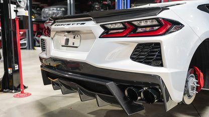 Carbon Fiber Rear Spoiler Delete-Chevrolet Corvette C8 Stingray