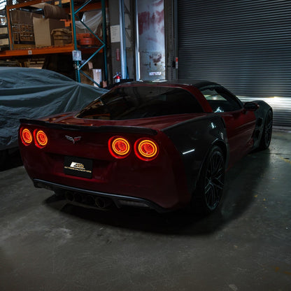 2005-13 Chevrolet Corvette C6 Infinity Style LED Tail Lights image 6
