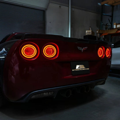 2005-13 Chevrolet Corvette C6 Infinity Style LED Tail Lights image 3
