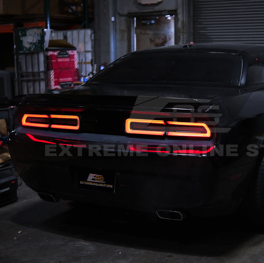 2008-14 Dodge Challenger Facelifted Sequential Signal LED Rear Taillights image 29