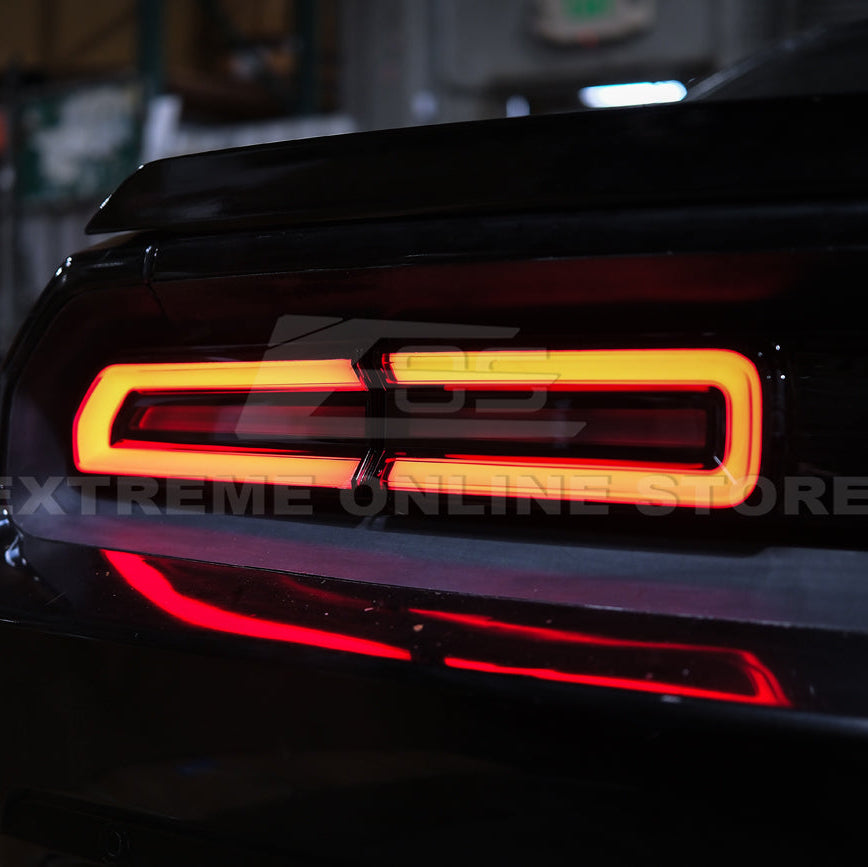 2008-14 Dodge Challenger Facelifted Sequential Signal LED Rear Taillights image 34