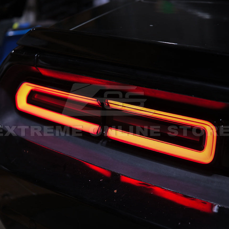 2008-14 Dodge Challenger Facelifted Sequential Signal LED Rear Taillights image 33