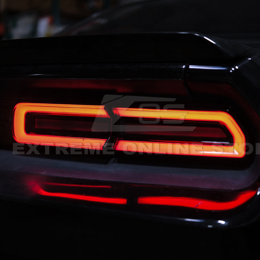 2008-14 Dodge Challenger Facelifted Sequential Signal LED Rear Taillights image 32