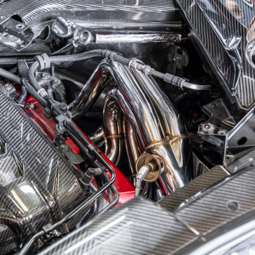 Chevrolet Corvette C8 Stingray Long Tube Header image 2