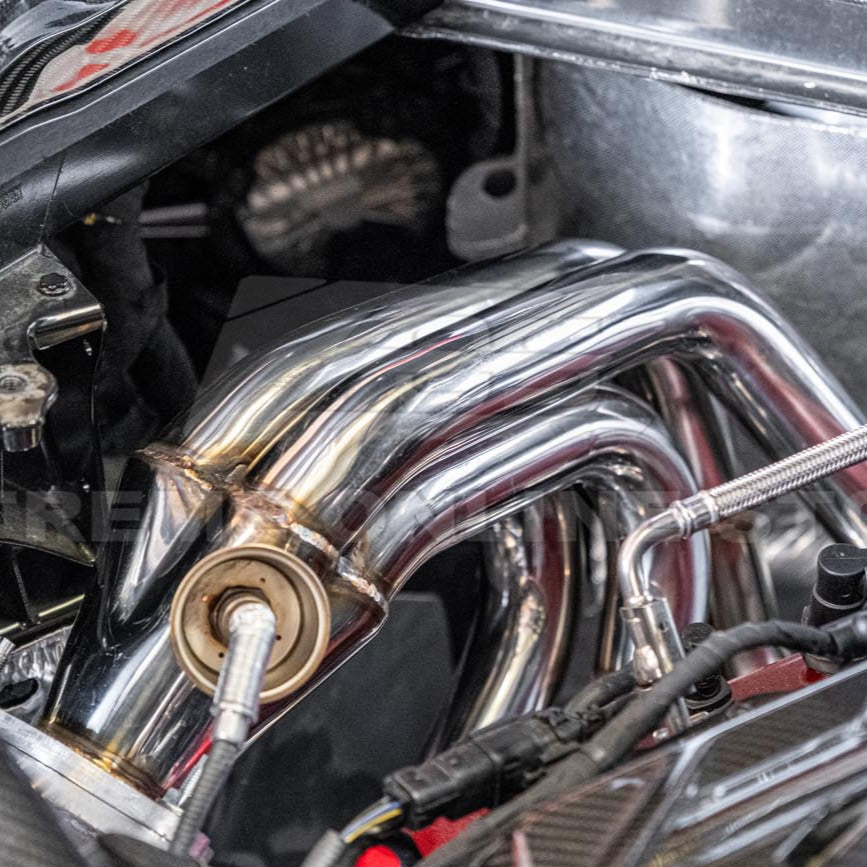 Chevrolet Corvette C8 Stingray Long Tube Header image 4