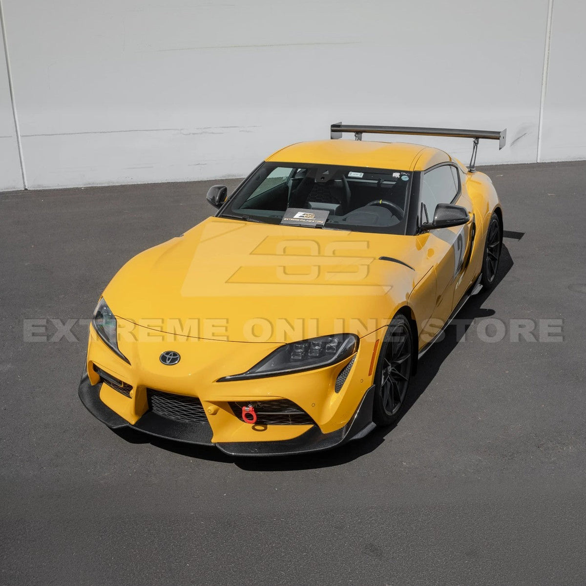 2020-Up Toyota Supra A91 CF Front Splitter Lip image 19