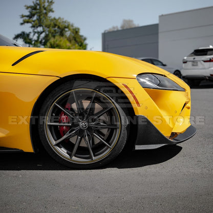 2020-Up Toyota Supra A91 CF Front Splitter Lip image 15
