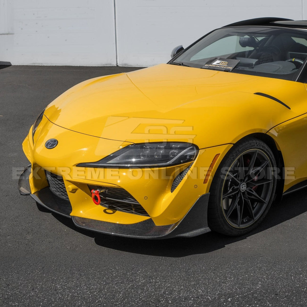 2020-Up Toyota Supra A91 CF Front Splitter Lip image 20