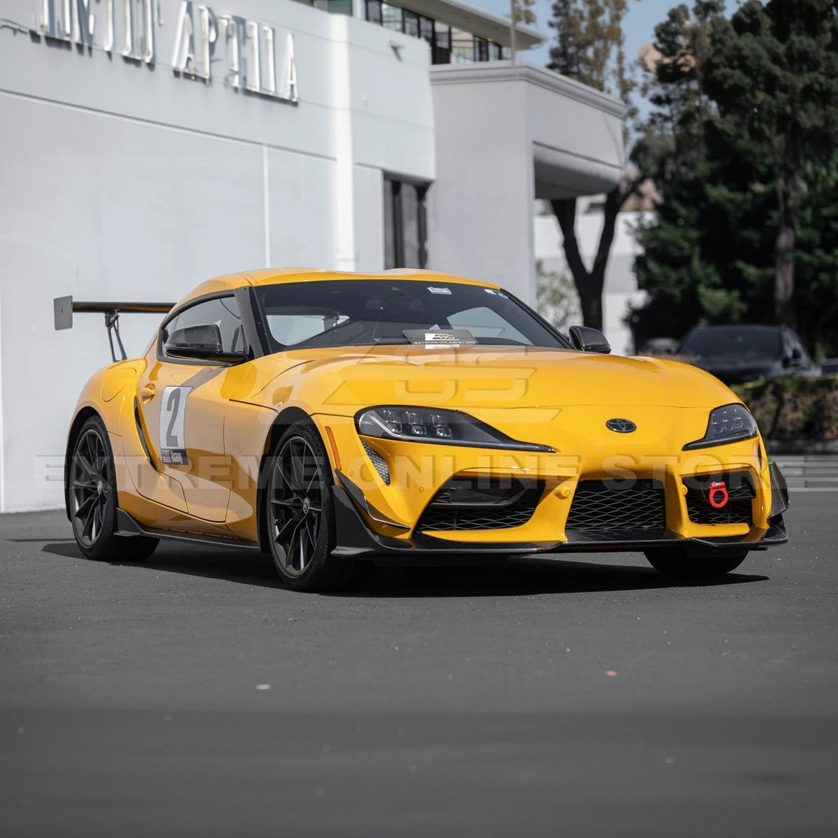 2020-Up Supra Front Splitter Canards image 4