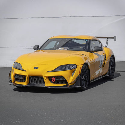 20-Up Toyota Supra A91 CF Front Lip Side Skirts image 1