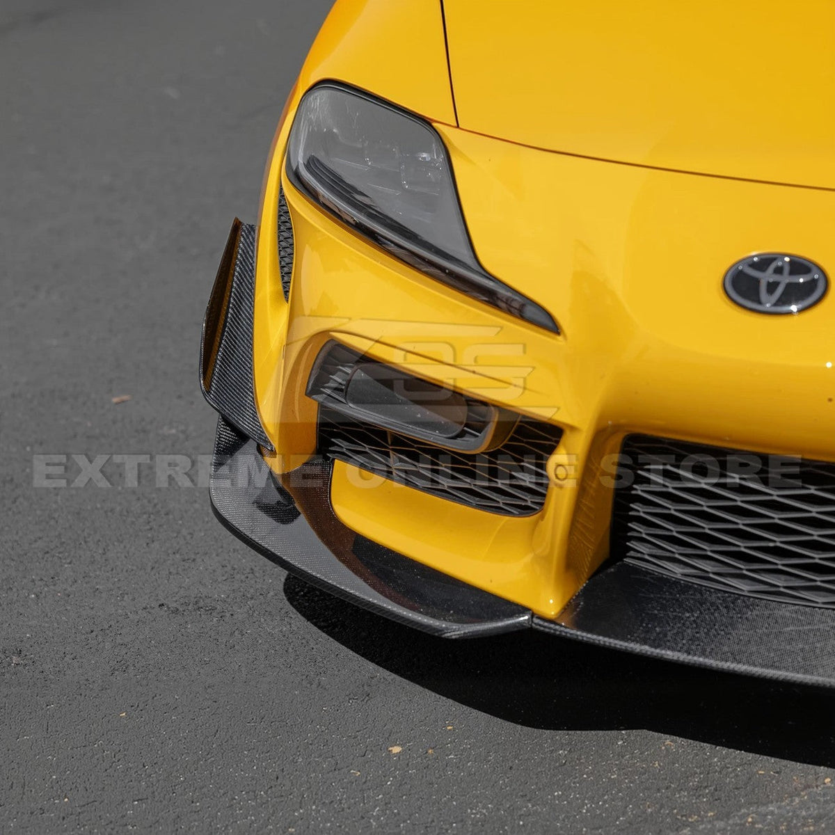 2020-Up Supra Front Splitter Canards image 5