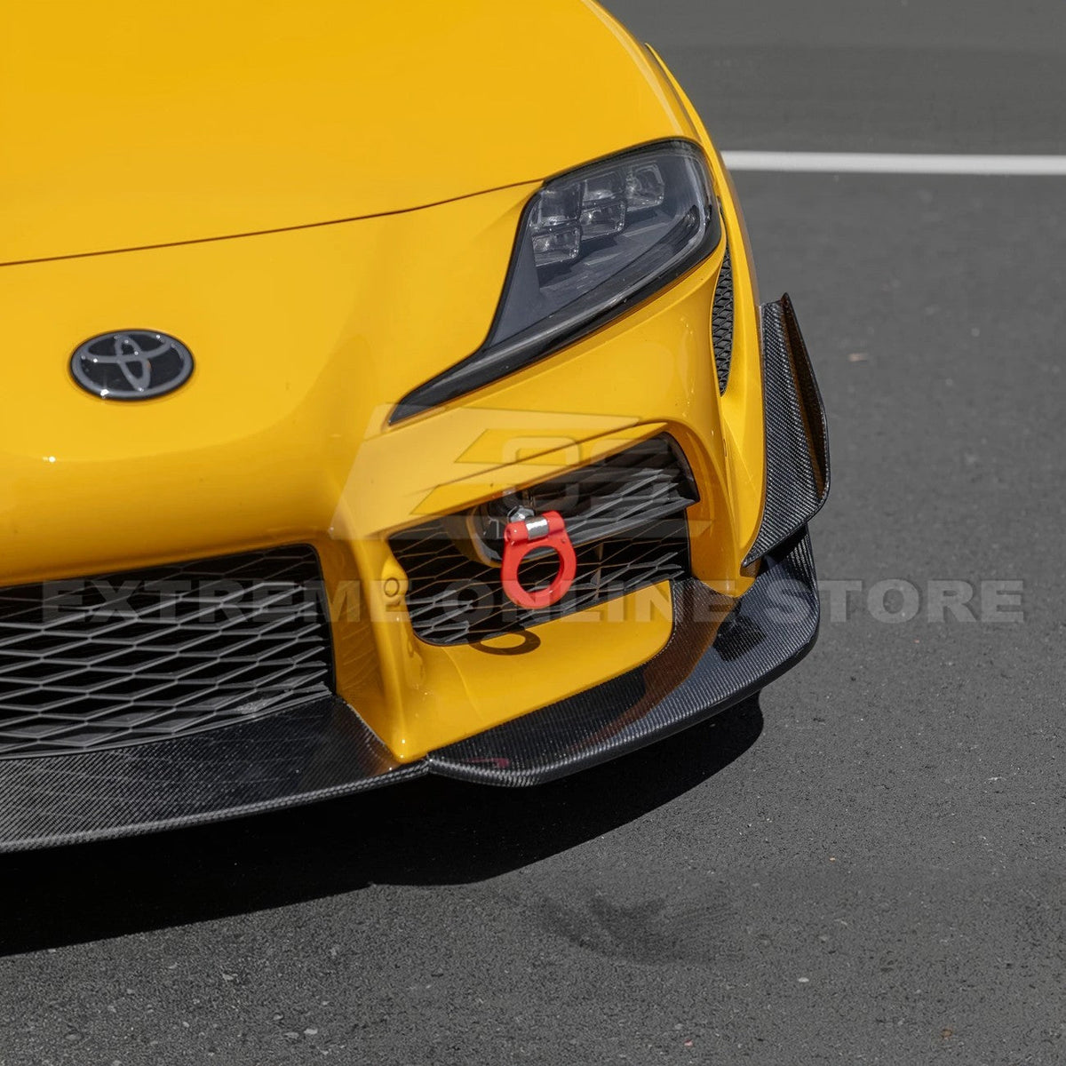 2020-Up Supra Front Splitter Canards image 6