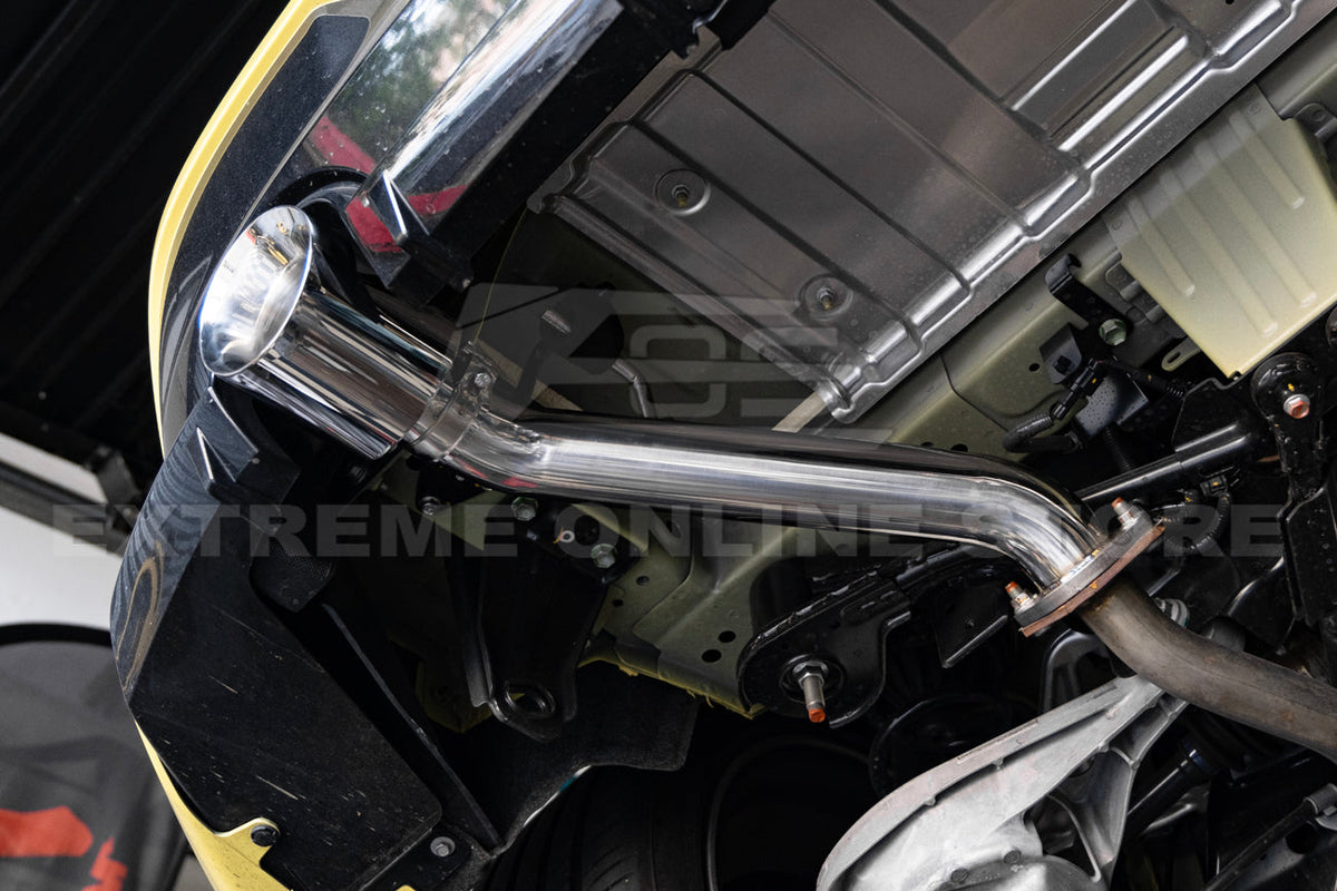 2023-Present Nissan 400Z RZ34 Stainless Steel Muffler Delete Axle Back Dual Tips Exhaust image 5