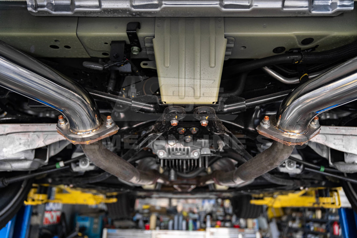 2023-Present Nissan 400Z RZ34 Stainless Steel Muffler Delete Axle Back Dual Tips Exhaust image 6
