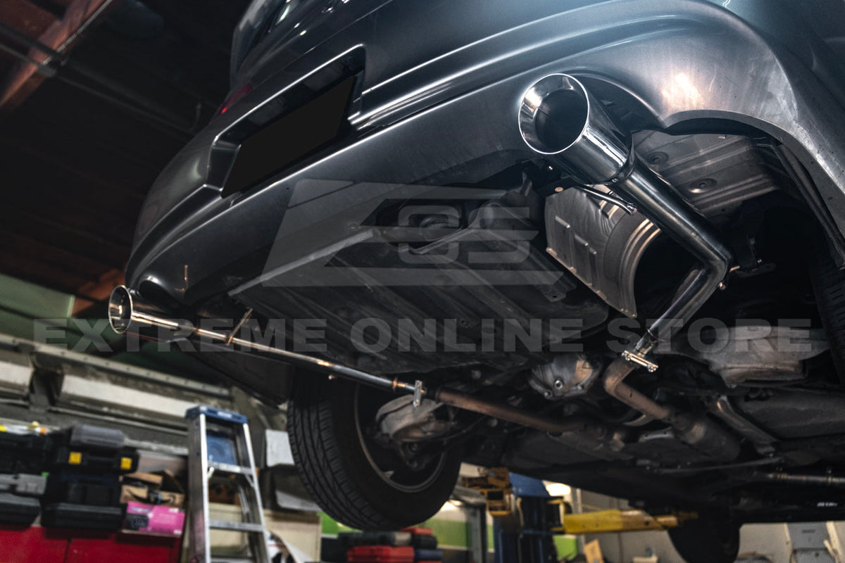 2007-2014 Infiniti G35 G37 Sedan Muffler Delete Axle Back Dual Burnt Tips Exhaust image 5