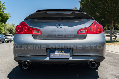 2007-2014 Infiniti G35 G37 Sedan Muffler Delete Axle Back Dual Burnt Tips Exhaust image 8