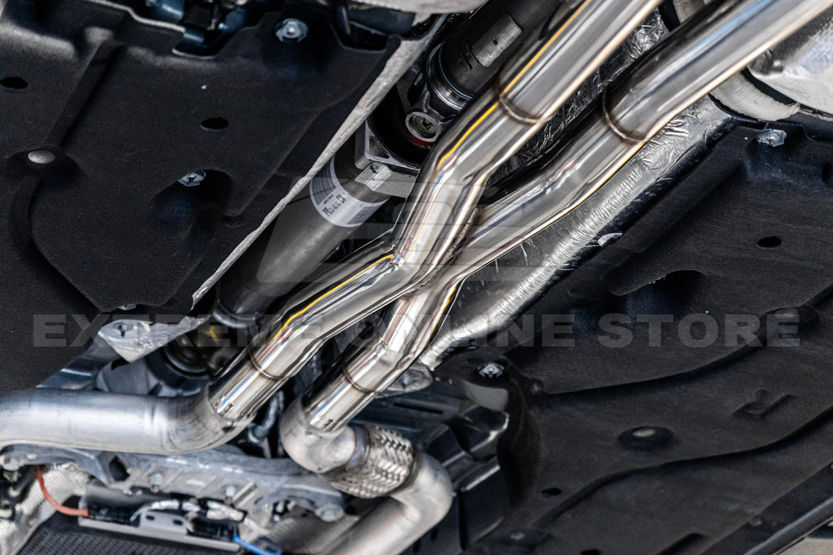 2024+ Ford Mustang S650 GT Straight Mid Pipe image 4