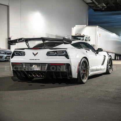 2014-19 Corvette C7 Smoke / Clear Lens Rear Taillight image 6