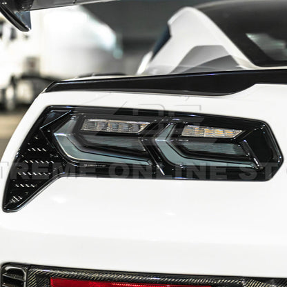 2014-19 Corvette C7 Smoke / Clear Lens Rear Taillight image 7