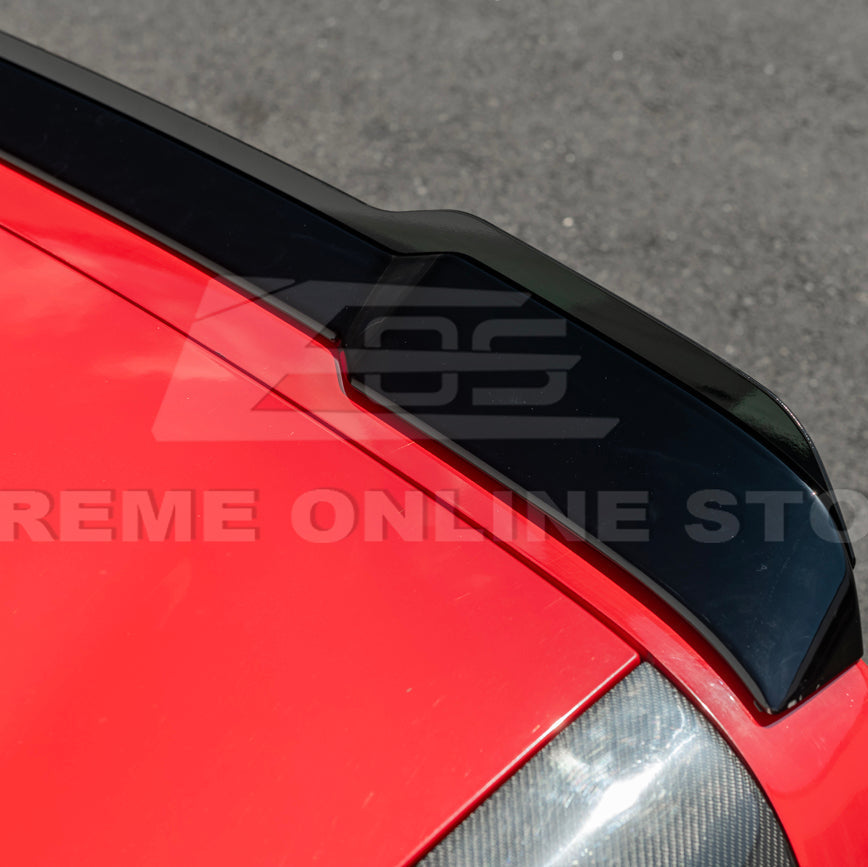 Corvette C5 ZR1 Extended GLOSSY BLACK Rear Trunk Lid Wickerbill Spoiler image 17
