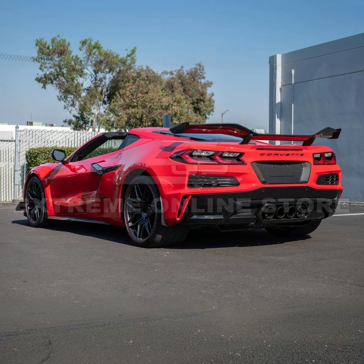 Corvette C8 Z06 DRY CARBON FIBER License Plate Backing image 4