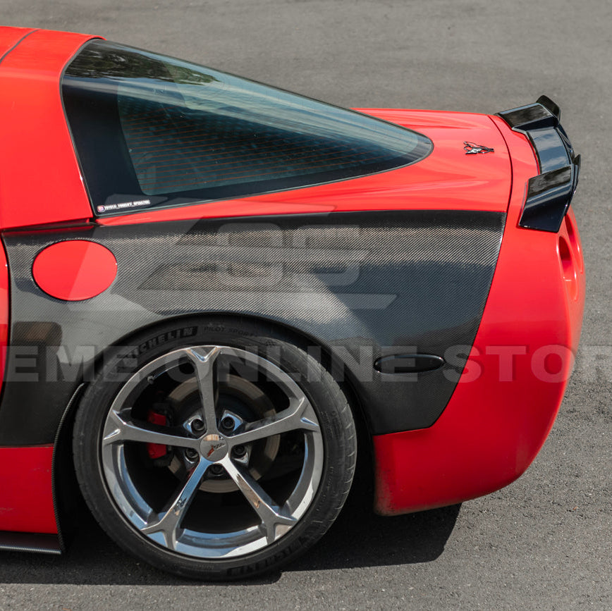 Corvette C5 ZR1 Extended GLOSSY BLACK Rear Trunk Lid Wickerbill Spoiler image 16