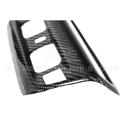Corvette C8 DRY CARBON FIBER Roof Reading Light Control Cover image 13