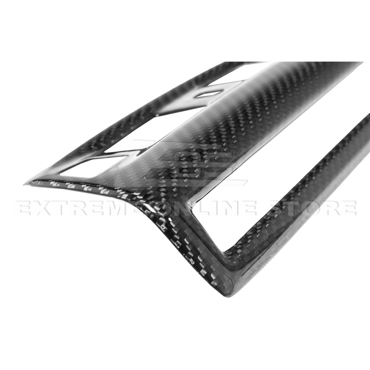Corvette C8 DRY CARBON FIBER Roof Reading Light Control Cover image 14