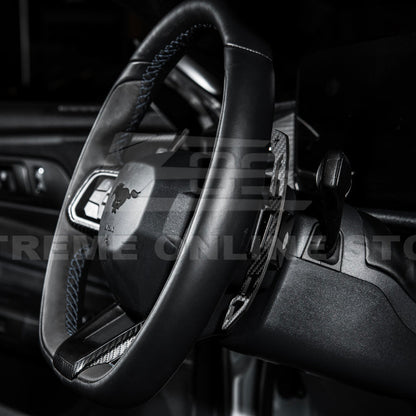 2024-Up Ford Mustang Steering Wheel Magnetic Paddle Shifter Pair image 5
