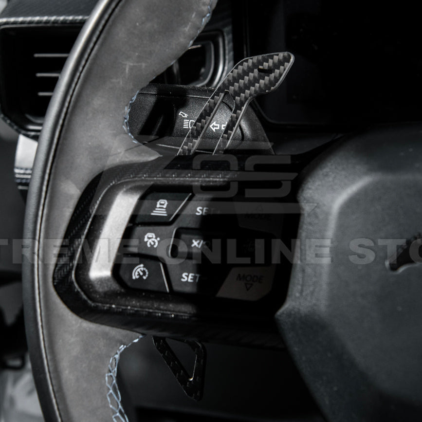 2024-Up Ford Mustang Steering Wheel Magnetic Paddle Shifter Pair image 7