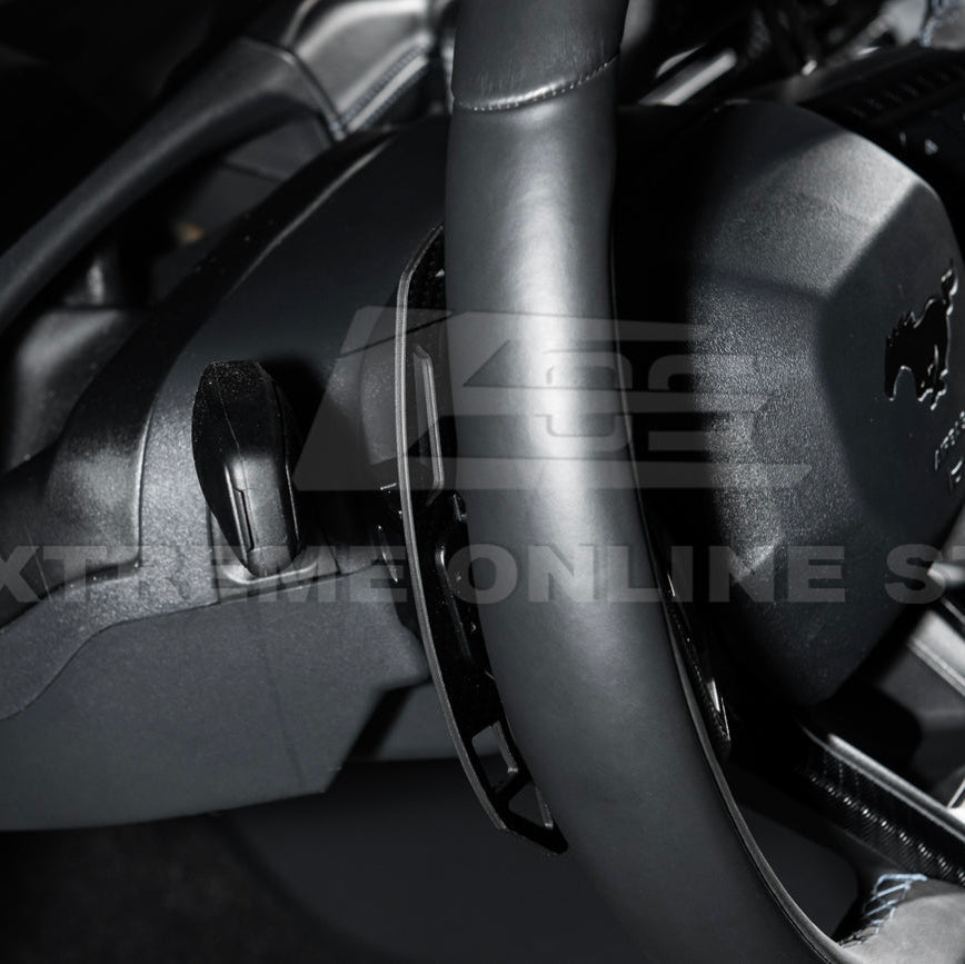 2024-Up Ford Mustang Steering Wheel Magnetic Paddle Shifter Pair image 8