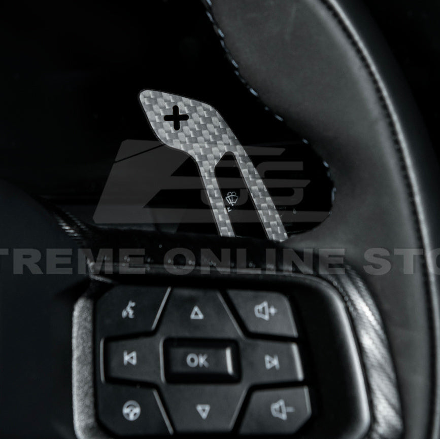 2024-Up Ford Mustang Steering Wheel Magnetic Paddle Shifter Pair image 11