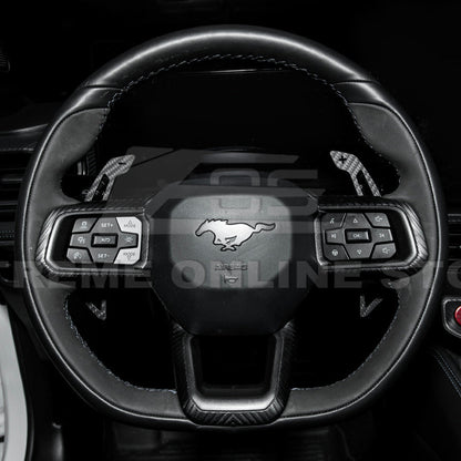 2024-Up Ford Mustang Steering Wheel Magnetic Paddle Shifter Pair image 12
