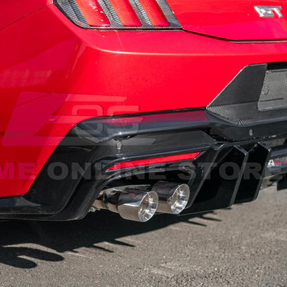 2024+ Ford Mustang V2 Package Carbon Fiber Rear Bumper Diffuser image 33