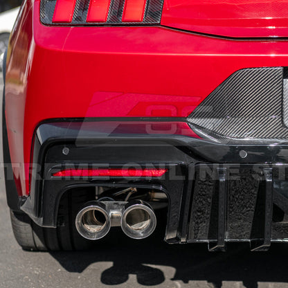 2024+ Ford Mustang V2 Package Carbon Fiber Rear Bumper Diffuser image 34