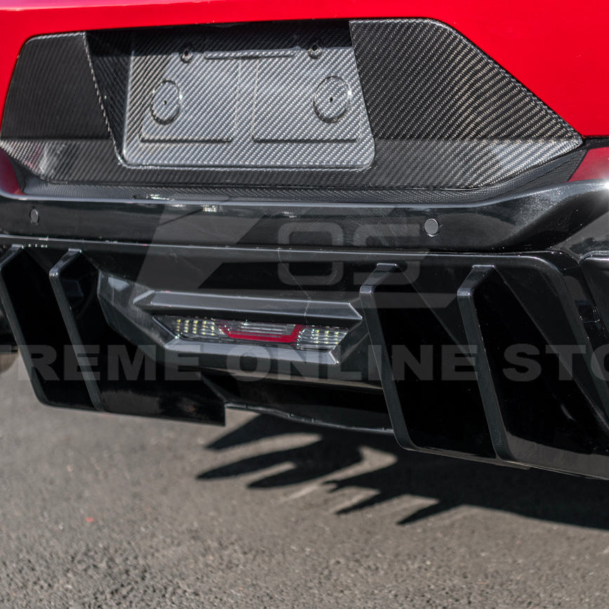 2024+ Ford Mustang V2 Package Carbon Fiber Rear Bumper Diffuser image 37
