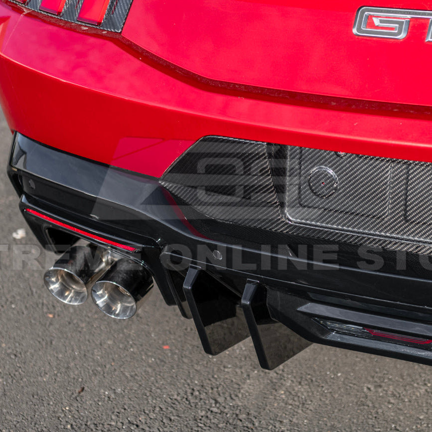 2024+ Ford Mustang V2 Package Carbon Fiber Rear Bumper Diffuser image 38