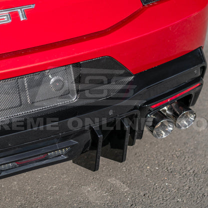 2024+ Ford Mustang V2 Package Carbon Fiber Rear Bumper Diffuser image 39